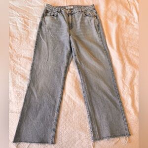 Garage Blue Straight Leg Jeans Classic Denim
